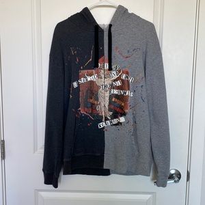 Valentino split hoodie